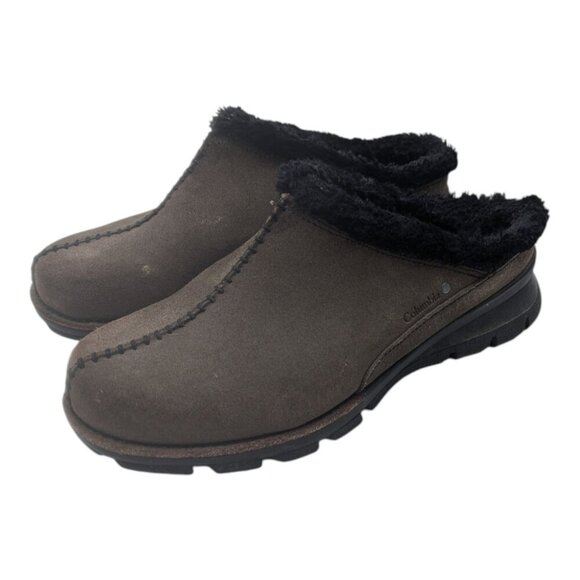 Columbia Cortina Women's 9.5 Brown Suede Clog Mule Loafers - Picture 8 of 9